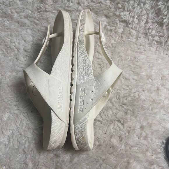 BIRKENSTOCK GIZEH EVA WHITE slides Sandals Size 38 L7 - Picture 3 of 8